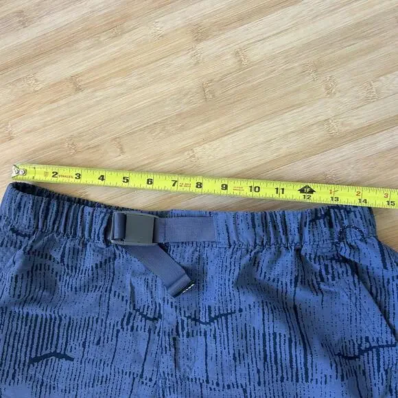 REI Trailsmade Amphib Shorts Women’s M Blue Gray Thunder Pattern Quick Dry - Picture 7 of 8